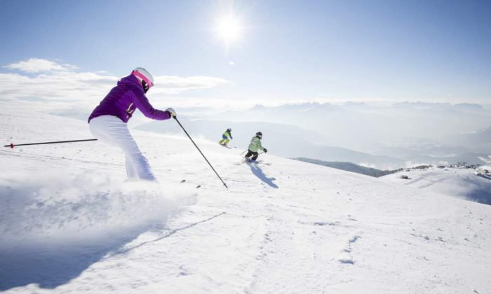 In den Winterferien in Südtirol können Sie nach Herzenslust Skifahren